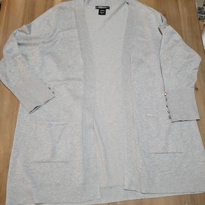 United States sweaters size 2x Plus Grey cardigan